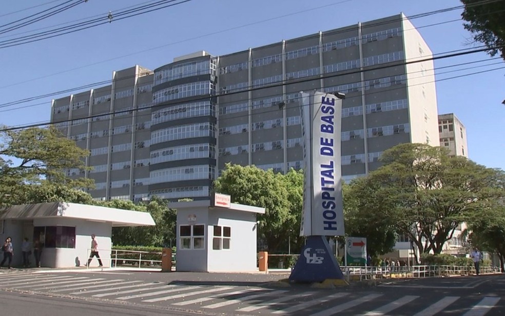 Hospital de Base de São José do Rio Preto — Foto: Reprodução/TV TEM 