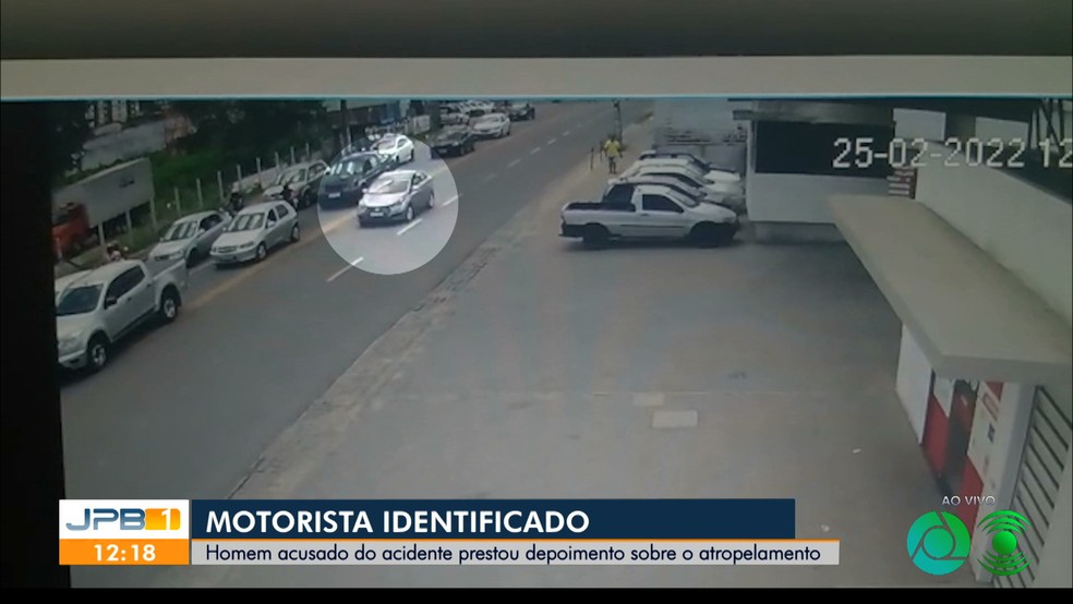 Suspeito prestou depoimento nesta setxa-feira (4) — Foto: Reprodução/TV Cabo Branco
