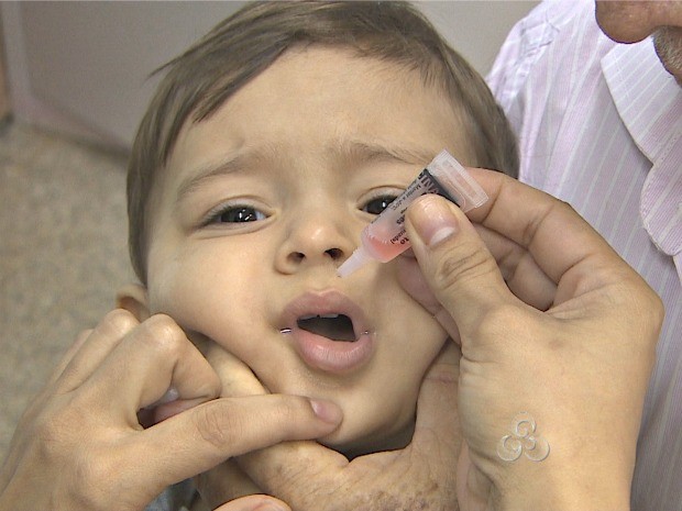 Mais de 60 mil crianças foram vacinadas durante a 34ª Campanha Nacional de Vacinação Contra a Poliomielite (Foto: TV Rondônia/Reprodução)