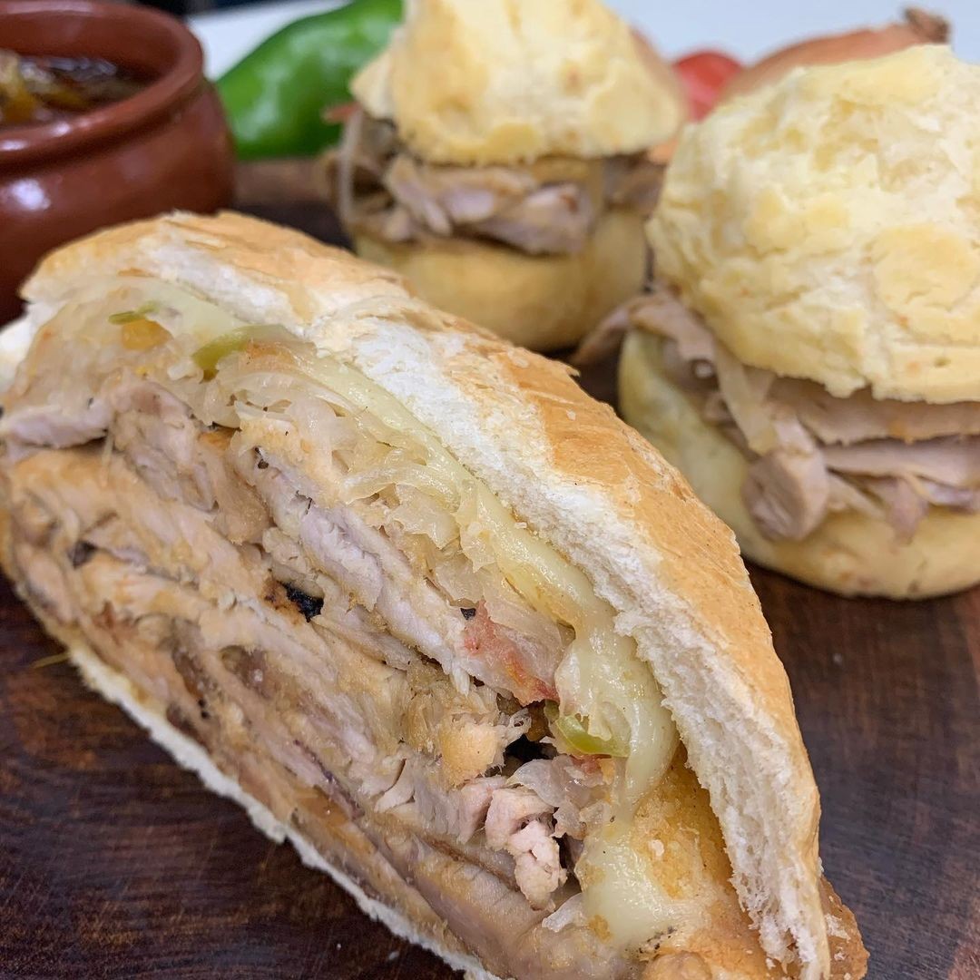 Sanduíche de pernil do Estadão (Foto: Reprodução/Instagram)