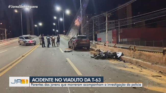 Parentes de jovens que morreram em acidente em viaduto de Goinia cobram Justia