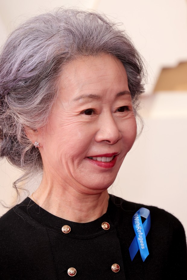 HOLLYWOOD, CALIFORNIA - MARCH 27: Yoon Yeo-jeong attends the 94th Annual Academy Awards at Hollywood and Highland on March 27, 2022 in Hollywood, California. (Photo by Momodu Mansaray/Getty Images) (Foto: Getty Images)
