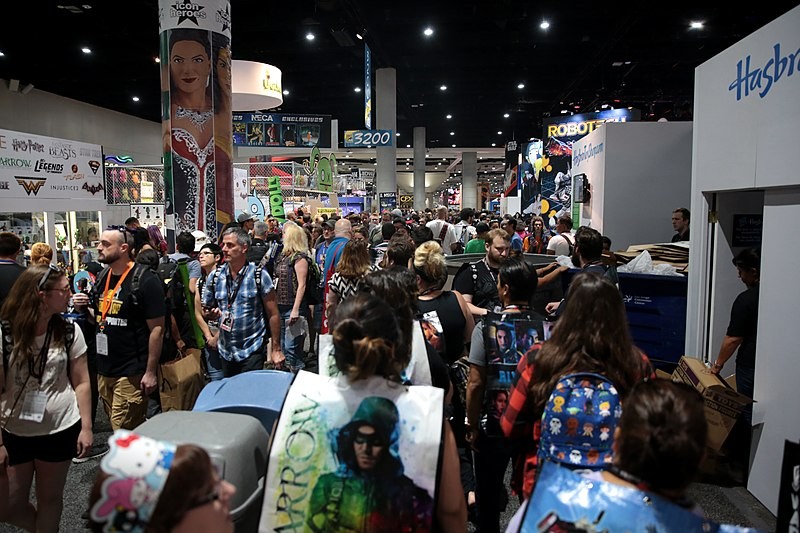Corredores do Exhibit Hall, da San Diego Comic-Con, ficam sempre lotados (Foto: Gage Skidmore/Wikimedia Commons)