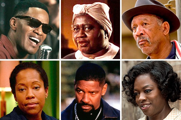 Artistas negros vencedores do Oscar (Foto: divulgação)