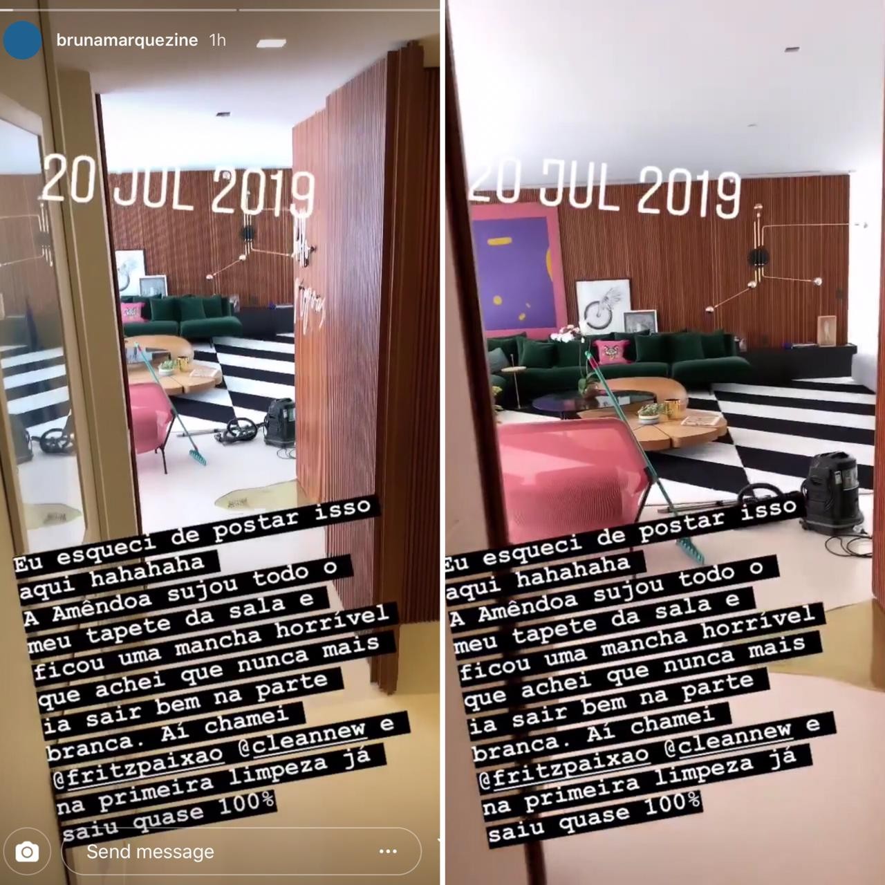 Detalhes da sala de Bruna (Foto: Reprodução Instagram)