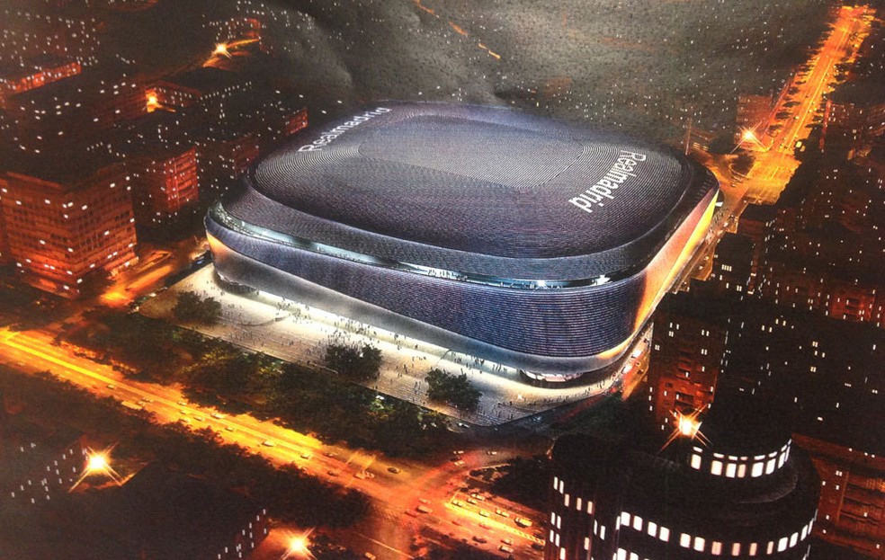 Novo Santiago BernabÃ©u â€” Foto: ReproduÃ§Ã£o / Marca
