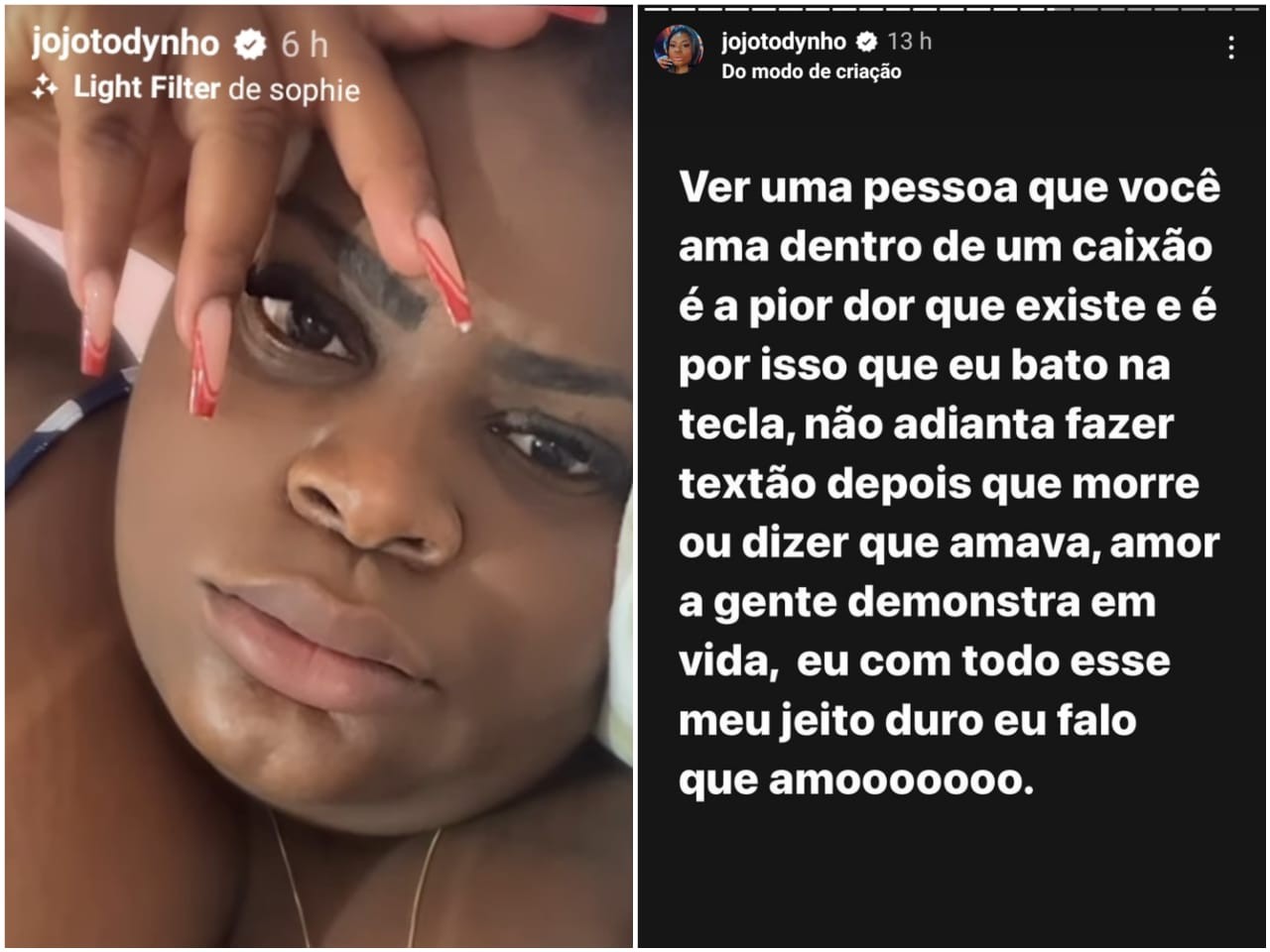JojojTodynho desabafa após morte da empresária Tati Diniz (Foto: Reprodução/Instagram)