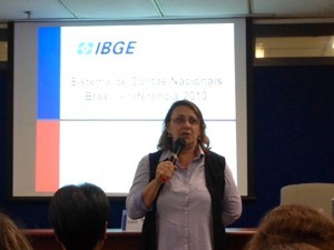 Wasmalia Bivar, presidente do IBGE (Foto: Cristiane Cardoso/G1)