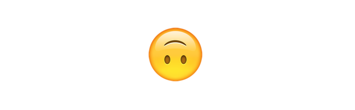 Divertido, o emoji de cabeça para baixo éusado nos momentos de descontração (Foto: Reprodução/emojipedia)