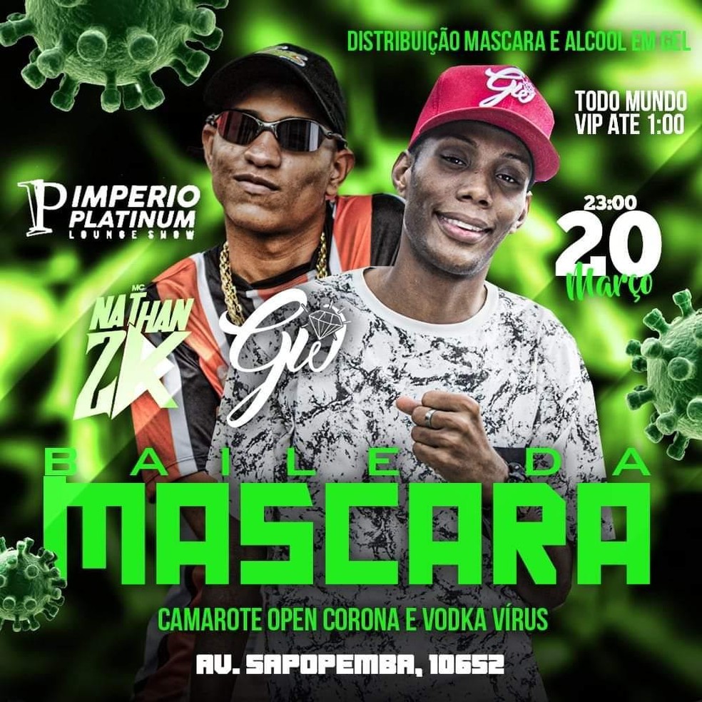 Coronavirus Prefeitura De Sao Paulo Interdita Balada Que Convidou Clientes Para O Baile Do Fim Do Mundo Sao Paulo G1