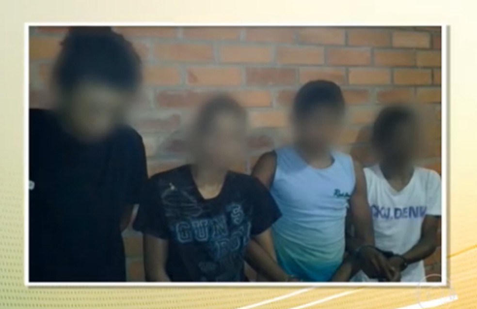 Menores são condenados a cumprir internação por estupro — Foto: Divulgação/PM