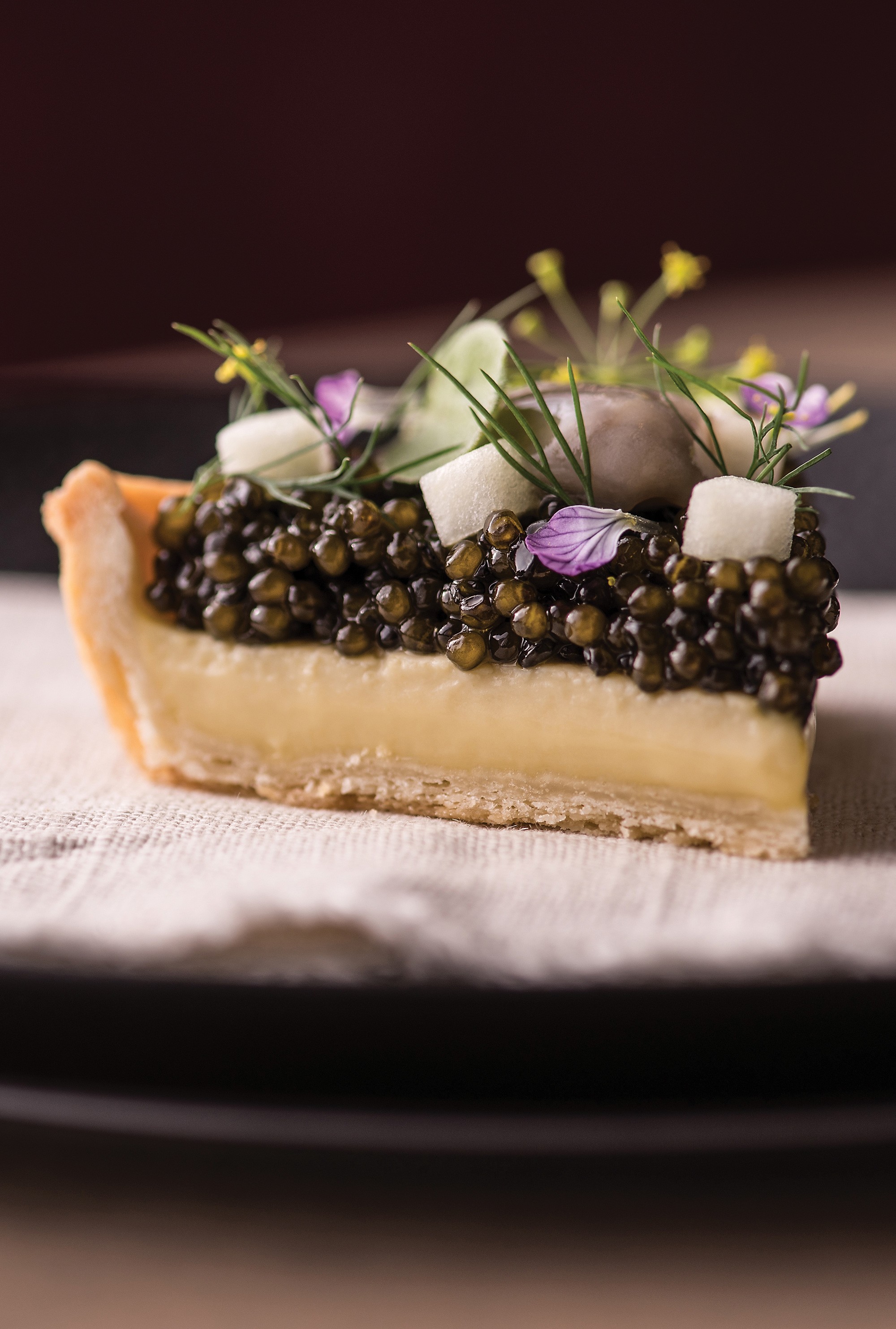 Caviar sem culpa: A oyster pie do chef Jimmy Papadopoulos, do restaurante Bellemore, em Chicago (Foto: divulgação)