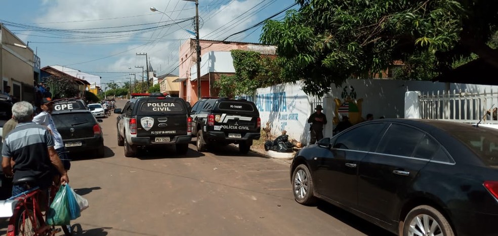 Operação da Polícia Civil prende grupo criminoso em Dom Pedro (MA) — Foto: Divulgação/Polícia Civil