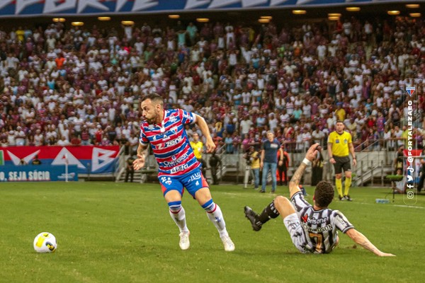 Moisés, atacante do Fortaleza e destaque do time na Libertadores (Foto: Reprodução/Twitter)