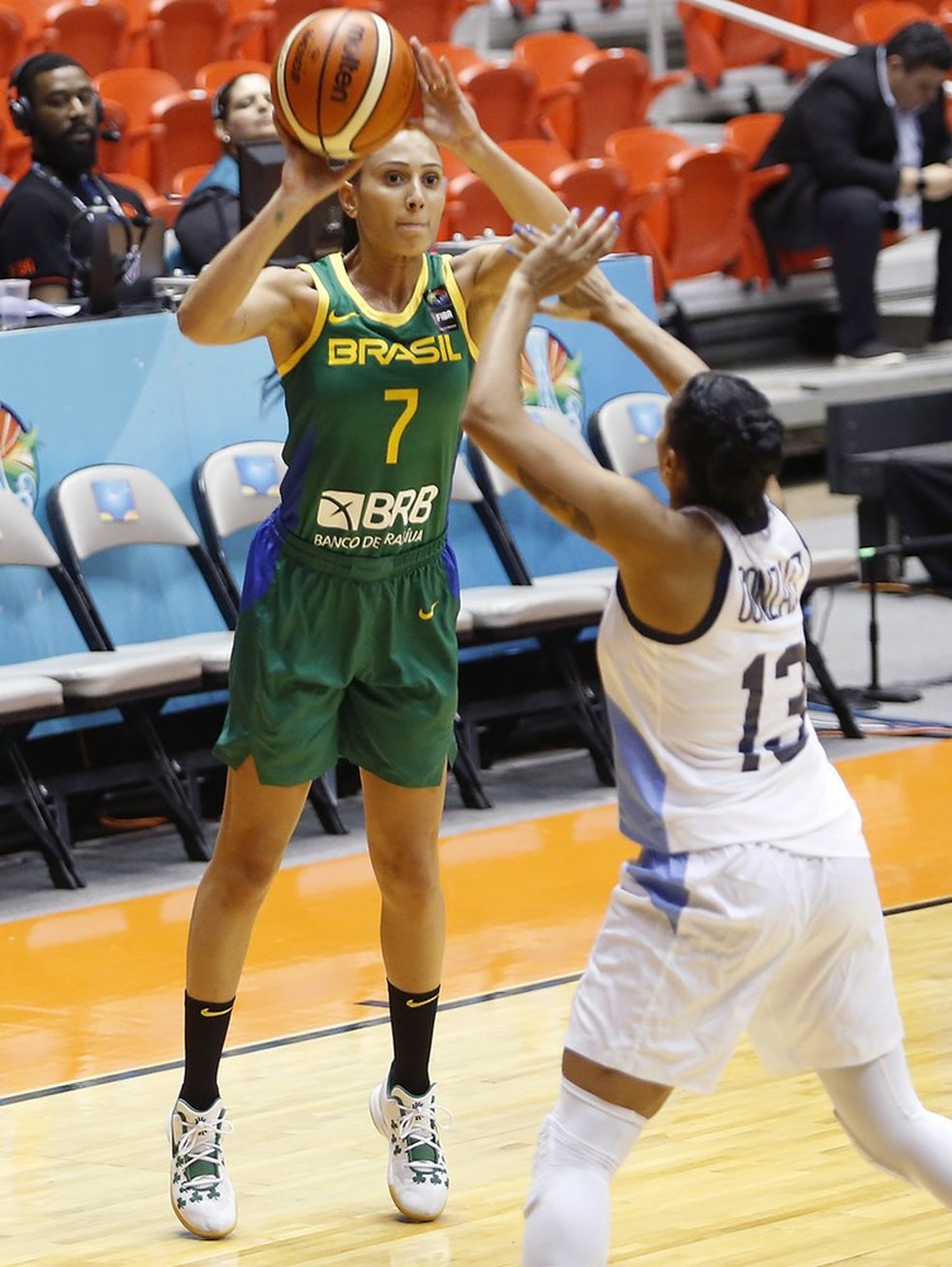 Patty foi outro destaque do Brasil  — Foto: Divulgação