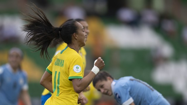 Adriana gol Brasil Uruguai Copa América