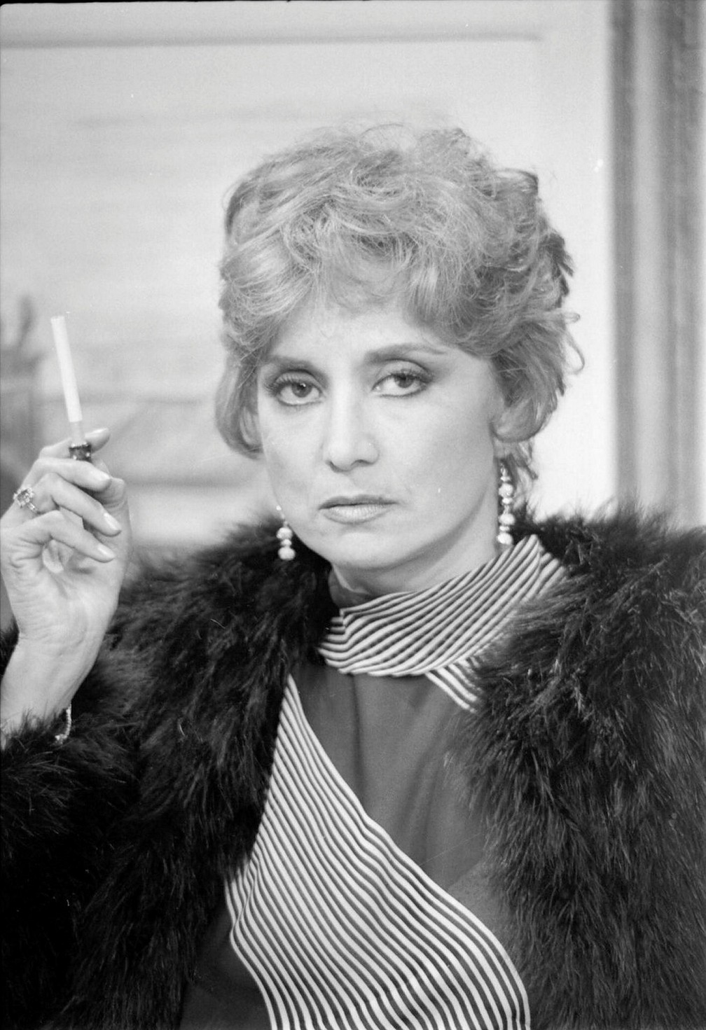 Eva Wilma em cena da novela 'Guerra dos Sexos', de 1983 — Foto: Acervo Grupo Globo
