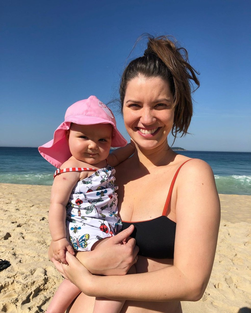 Nathalia Dill e a filha, Eva &mdash; Foto: Reprodu&ccedil;&atilde;o/Instagram
