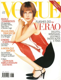 Agosto 1997: Carolina Fagundes, fotografada por Thomas Susemihl 