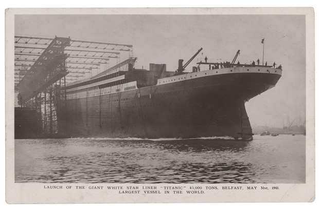 Cartão postal escrito por Jack do Titanic será leiloado por R$ 84 mil (Foto: Divulgação)
