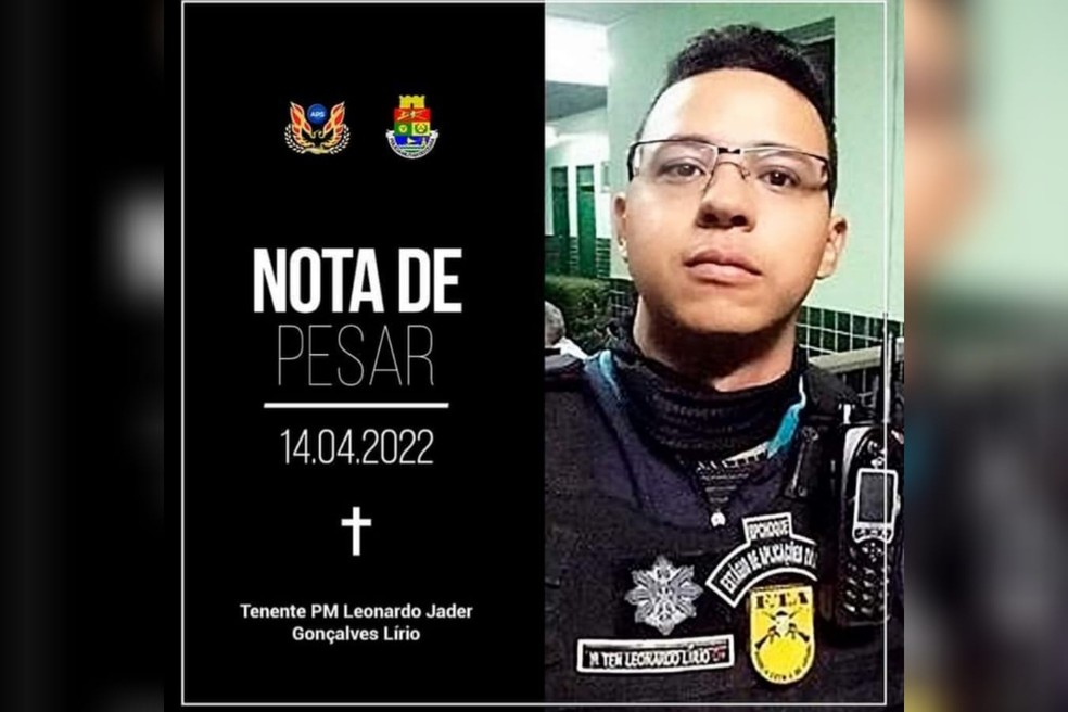 Tenente Leonardo Gonçalves ingressou na PM em 2016 e atualmente estava lotado no 12° Batalhão. — Foto: Divulgação/PMCE