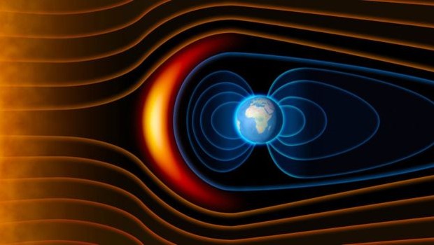 O campo magnético nos protege de partículas do vento solar (Foto: Getty Images via BBC)