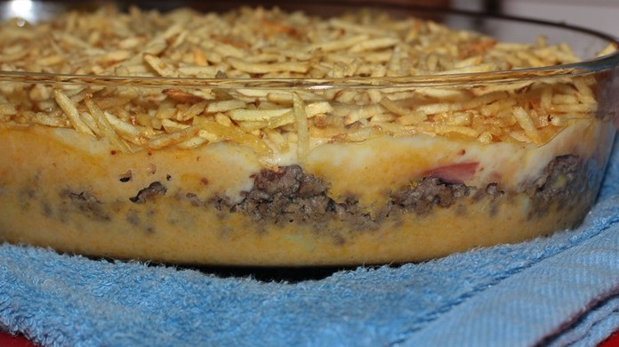 Escondidinho De Batata E Cenoura Recheado Com Carne Moida Receitas Receitas Pastel de carne moída com azeitona. escondidinho de batata e cenoura recheado com carne moida