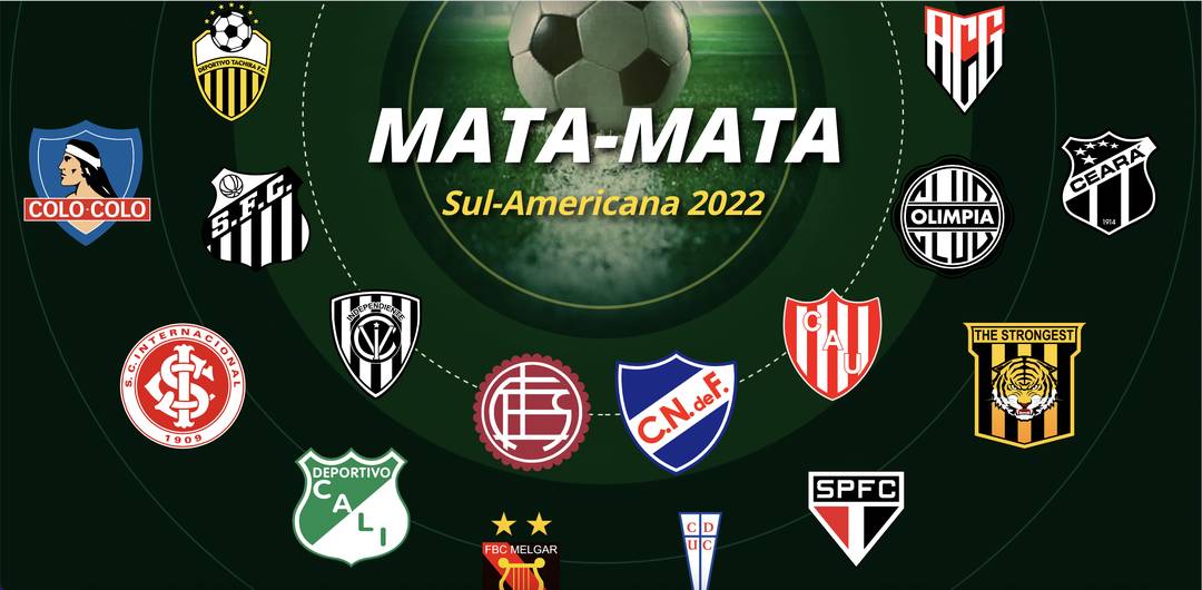 Os jogos das oitavas de final da Copa Sul-Americana 2022