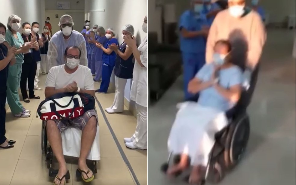 Coronavírus: pacientes são aplaudidos por equipes médicas ao terem ...