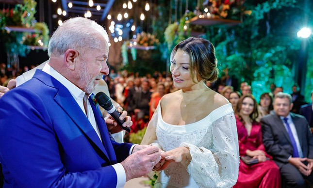 Cerimônia de casamento de Lula e Janja 