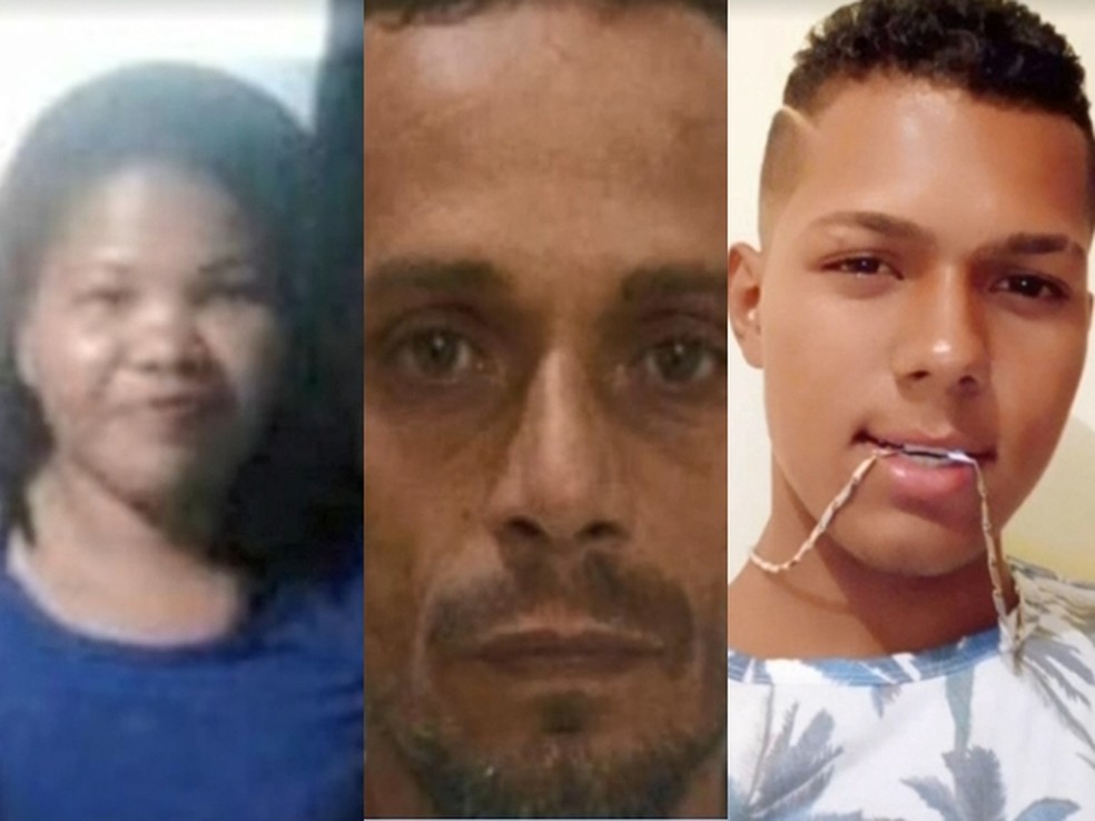 Elizângela, Regimauro e Igor foram mortos a tiros em Birigui — Foto: Reprodução/TV TEM