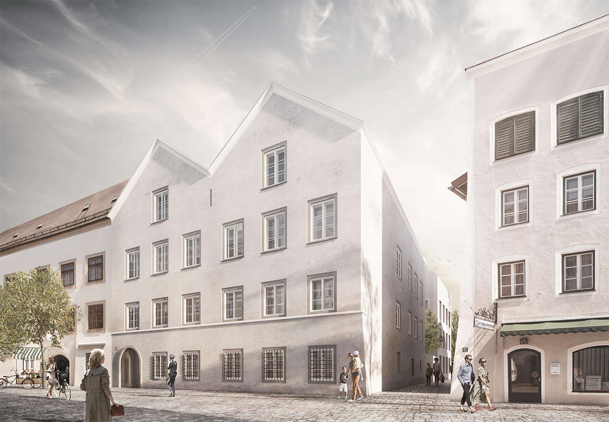 Casa onde Hitler nasceu será transformada em delegacia (Foto: Marte Marte Architects/Divulgação)