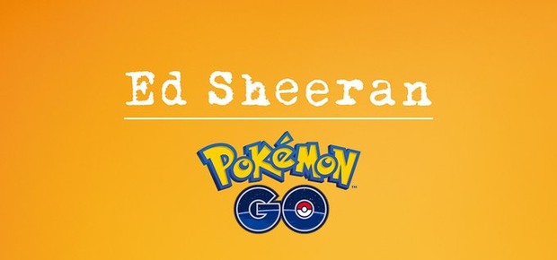 Ed Sheeran anuncia parceria com Pokémon Go (Foto: Reprodução/Twitter)