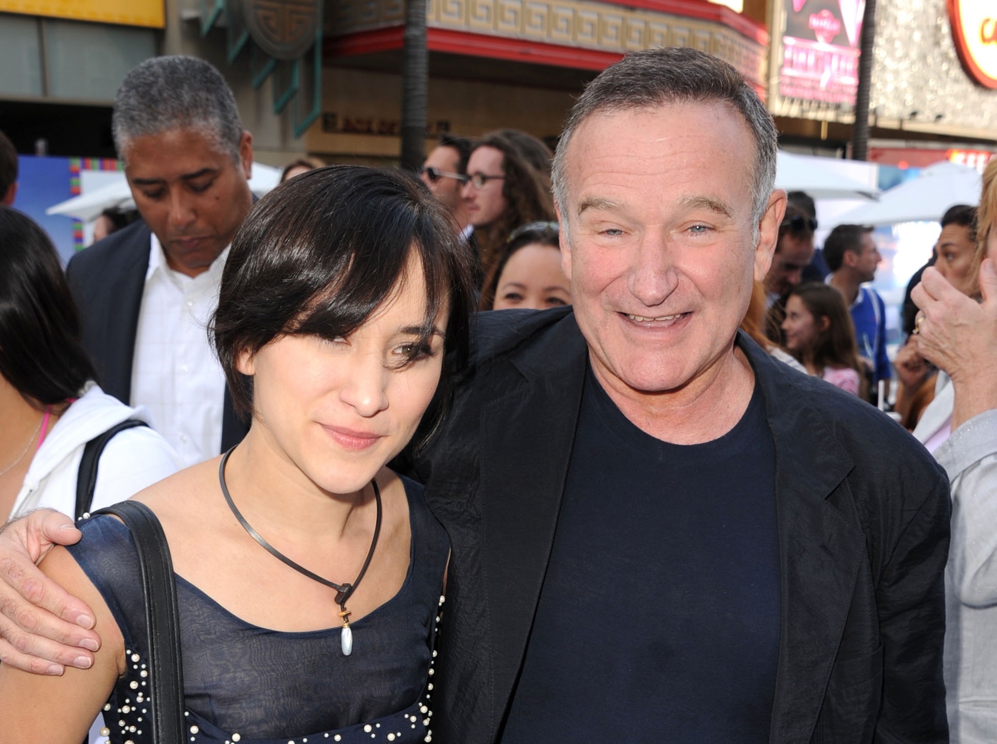 Zelda e Robin Williams em 2011 (Foto: Getty Images)