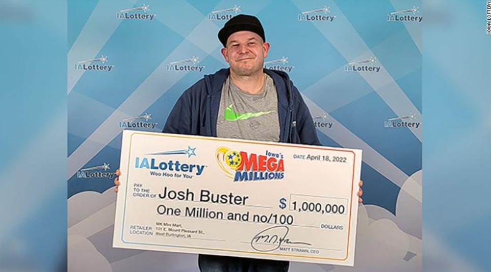 Homem ganha um milhão de dólares na loteria após erro de impressão do bilhete (Foto: Reprodução/  IOWA LOTTERY)