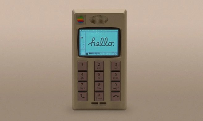 iPhone Macintosh: como seria o primeiro smartphone do mundo nos anos 1980? (Foto: Reprodução/InstagramFuturePunk)