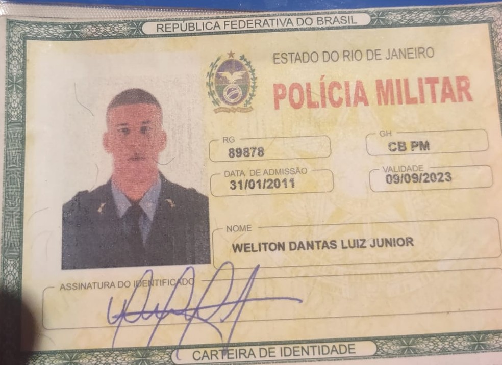 Policial militar é executado em Paciência, no Rio — Foto: Reprodução