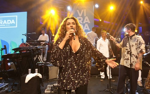 Show de Saulo Fernandes com Daniela Mercury no esquenta do Festival Virada 2020