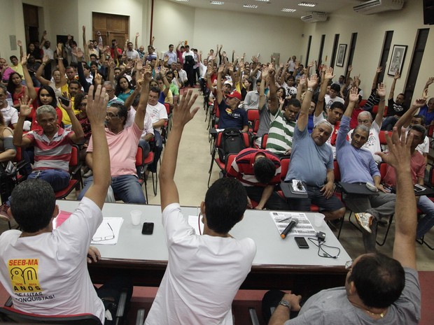 Em assembleia, bancários decidiram pelo fim da greve (Foto: De Jesus / O Estado)