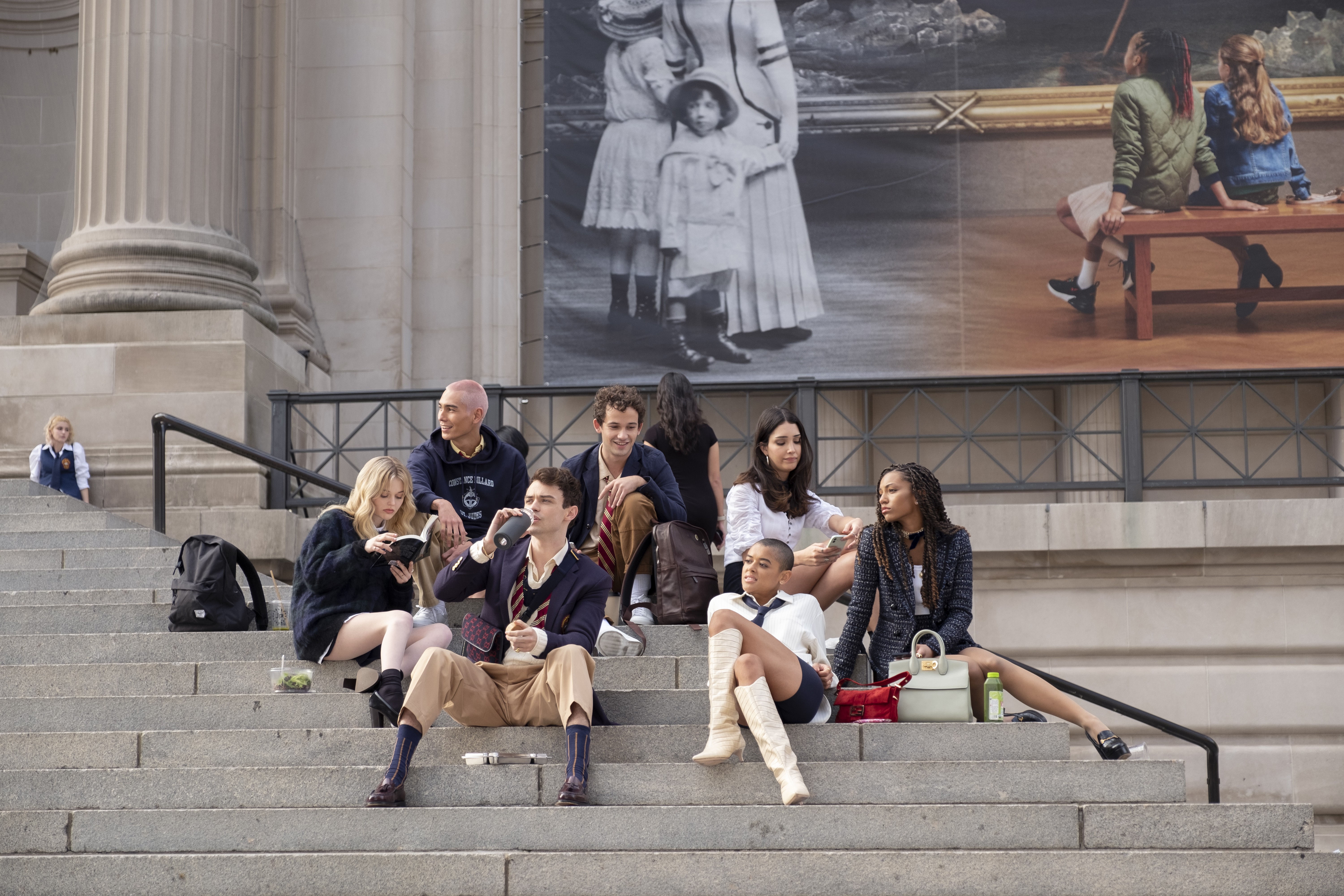 Novo elenco de Gossip Girl (Foto: Divulgação/HBO)