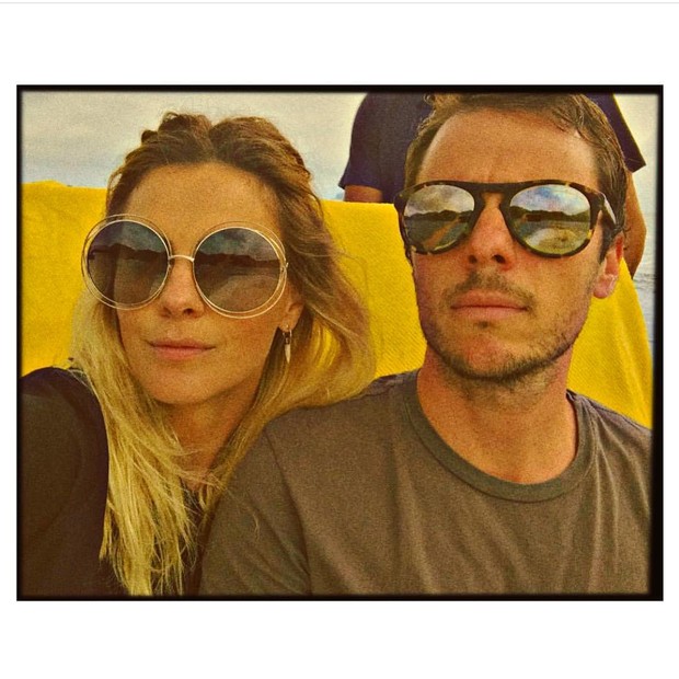 Carolina Dieckmann e Tiago Worcman (Foto: Reprodução/Instagram)