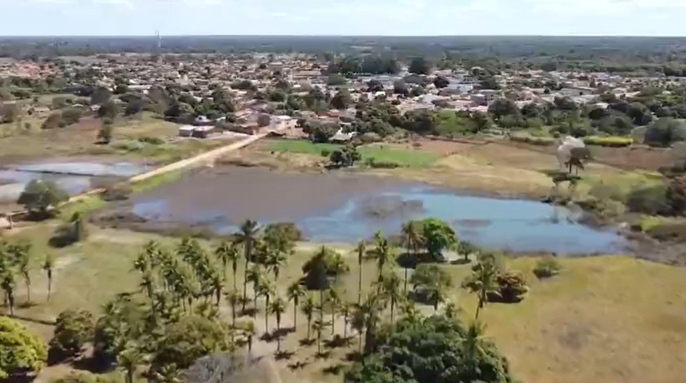 Baianópolis, no oeste da Bahia, foi a que mais devastou a Mata Atlântica no Brasil — Foto: Reprodução/TV Bahia