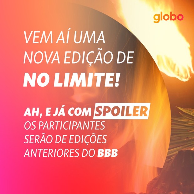 Anúncio da Globo (Foto: Reprodução/Twitter)