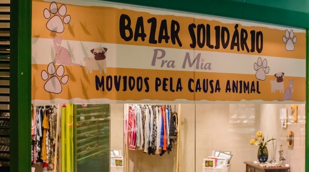 O bazar fica localizado em um shopping na cidade de Vila Velha (ES) (Foto: Divulgação)