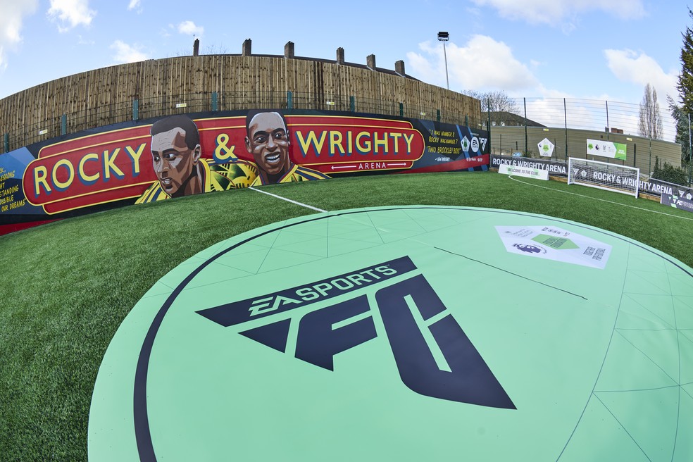 EA Sports inaugurou Rocky & Wrighty Arena em Londres — Foto: EA Sports 