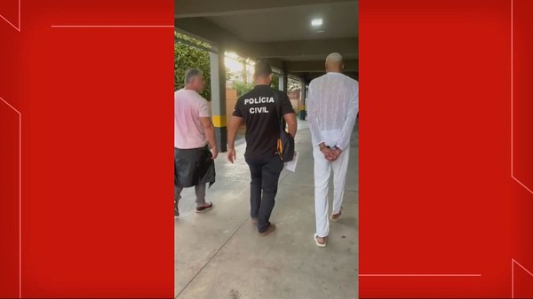Suposto ator pornô é preso; ele é investigado por extorsão — Foto: PCDF/Reprodução
