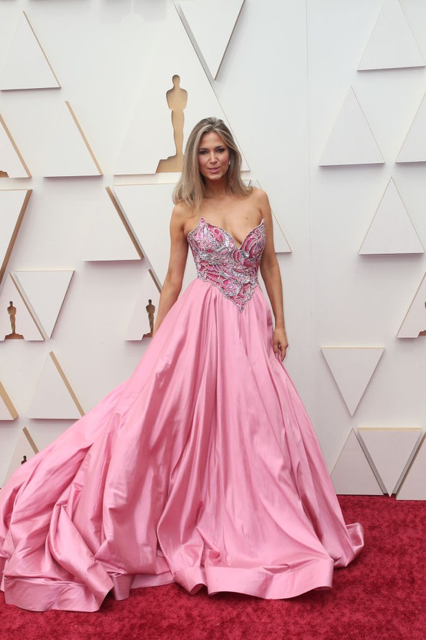 HOLLYWOOD, CALIFORNIA - MARCH 27: Nikki Novak attends the 94th Annual Academy Awards at Hollywood and Highland on March 27, 2022 in Hollywood, California. (Photo by David Livingston/Getty Images) (Foto: Getty Images)