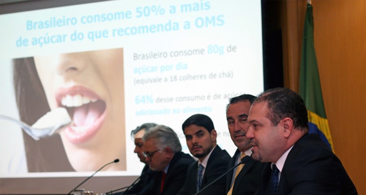 saude-acucar-anuncio-acordo (Foto: Rodrigo Nunes/Ministério da Saúde)
