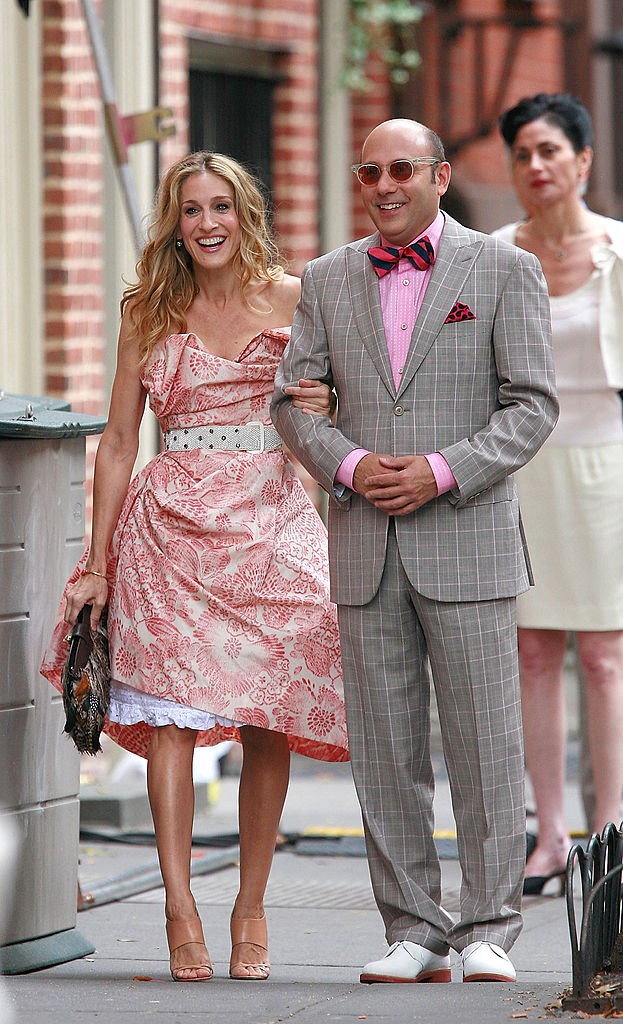 NEW YORK - OCTOBER 01:  Actress Sarah Jessica Parker  and actor Willie Garson sighting filming a scene for the movie "Sex and The  City"  on location in the west village on October 01 2007 in New York City  (Photo by Marcel Thomas/FilmMagic)  (Foto: FilmMagic)