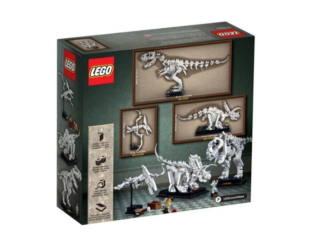 LEGO lança coleção de fósseis de dinossauro com mais de 900 peças (Foto: Divulgação/LEGO)